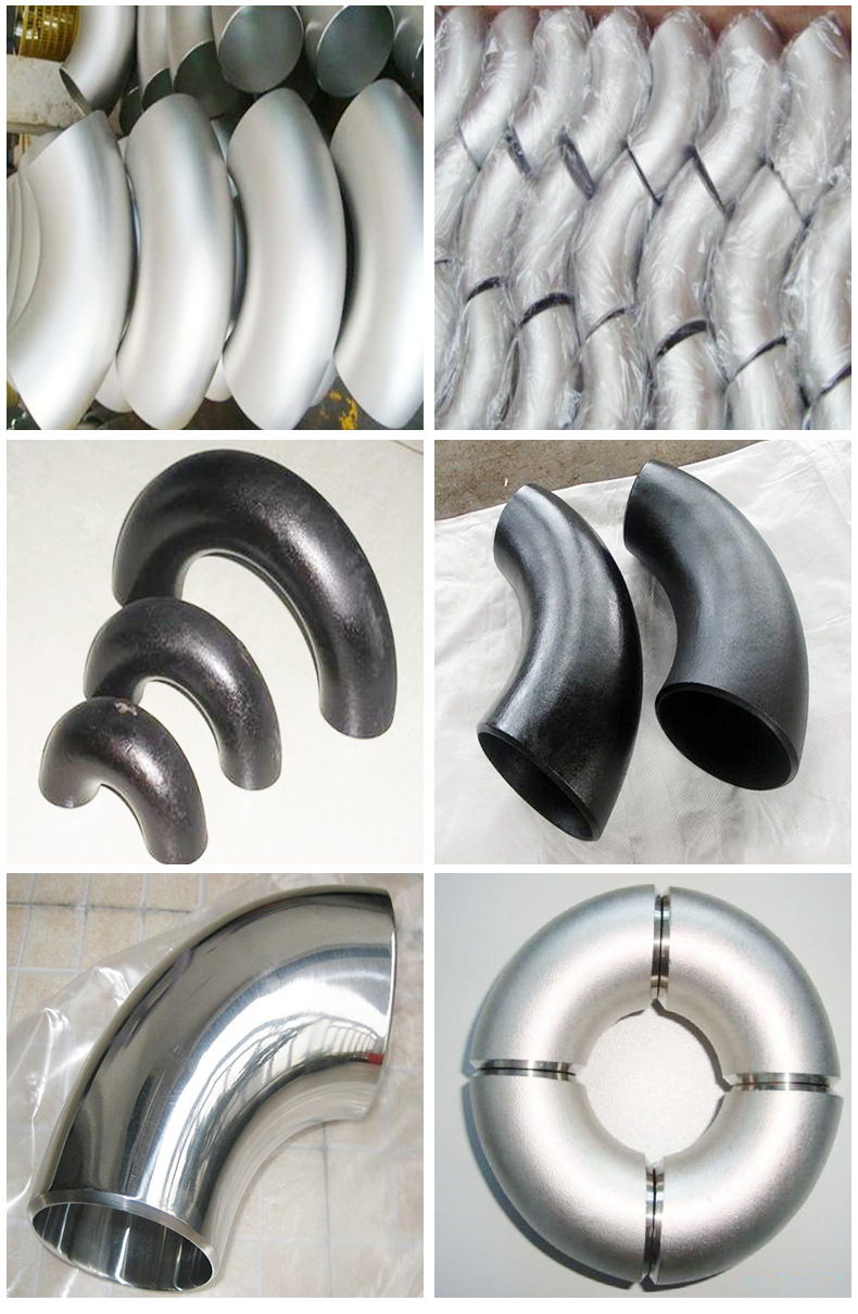 工廠直銷(xiāo) 工業(yè)級(jí)304不銹鋼沖壓彎頭管件，無(wú)縫焊接與法蘭連接解決方案